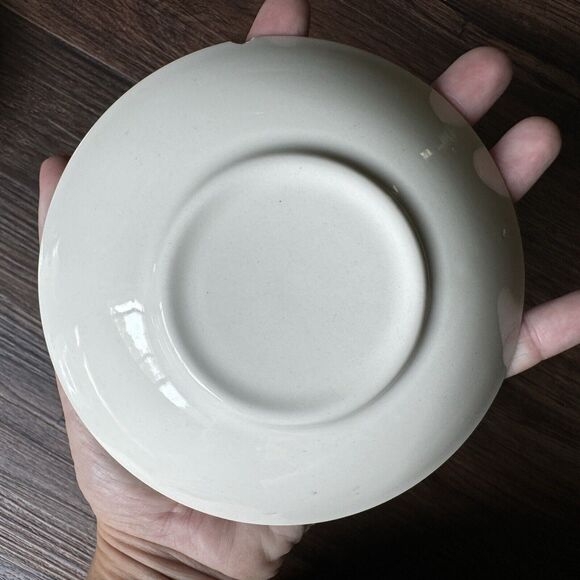 Vintage HOMER LAUGHLIN FLEUR DE LIS GOLDEN WHEAT 5 Bowls Set 5 1/2” + Sugar Dish - Picture 4 of 13